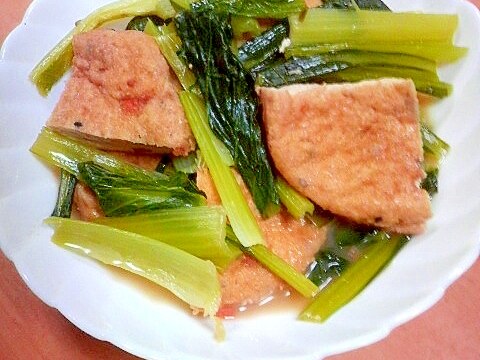 小松菜とがんもどきの煮物